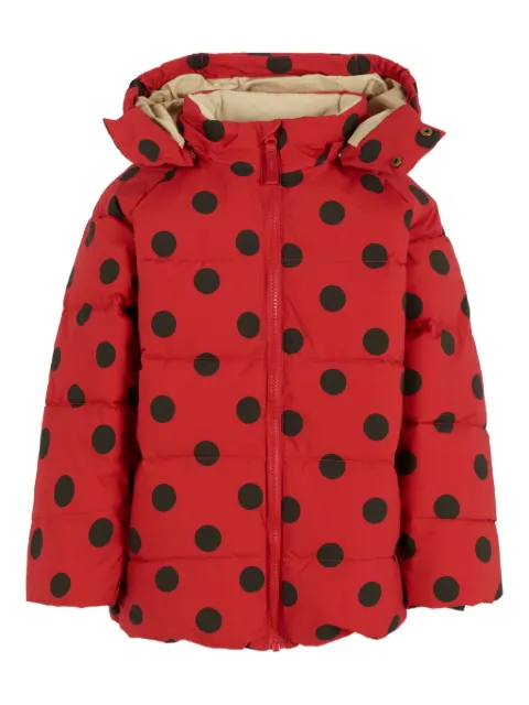 Konges Sløjd polka-dot puffer jacket