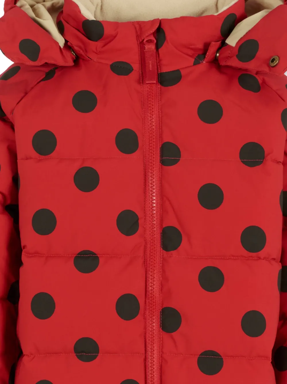  Konges Sløjd Polka-dot Puffer Jacket - Red 
