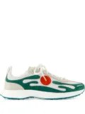 Casablanca Stade flame-pattern perforated sneakers - White
