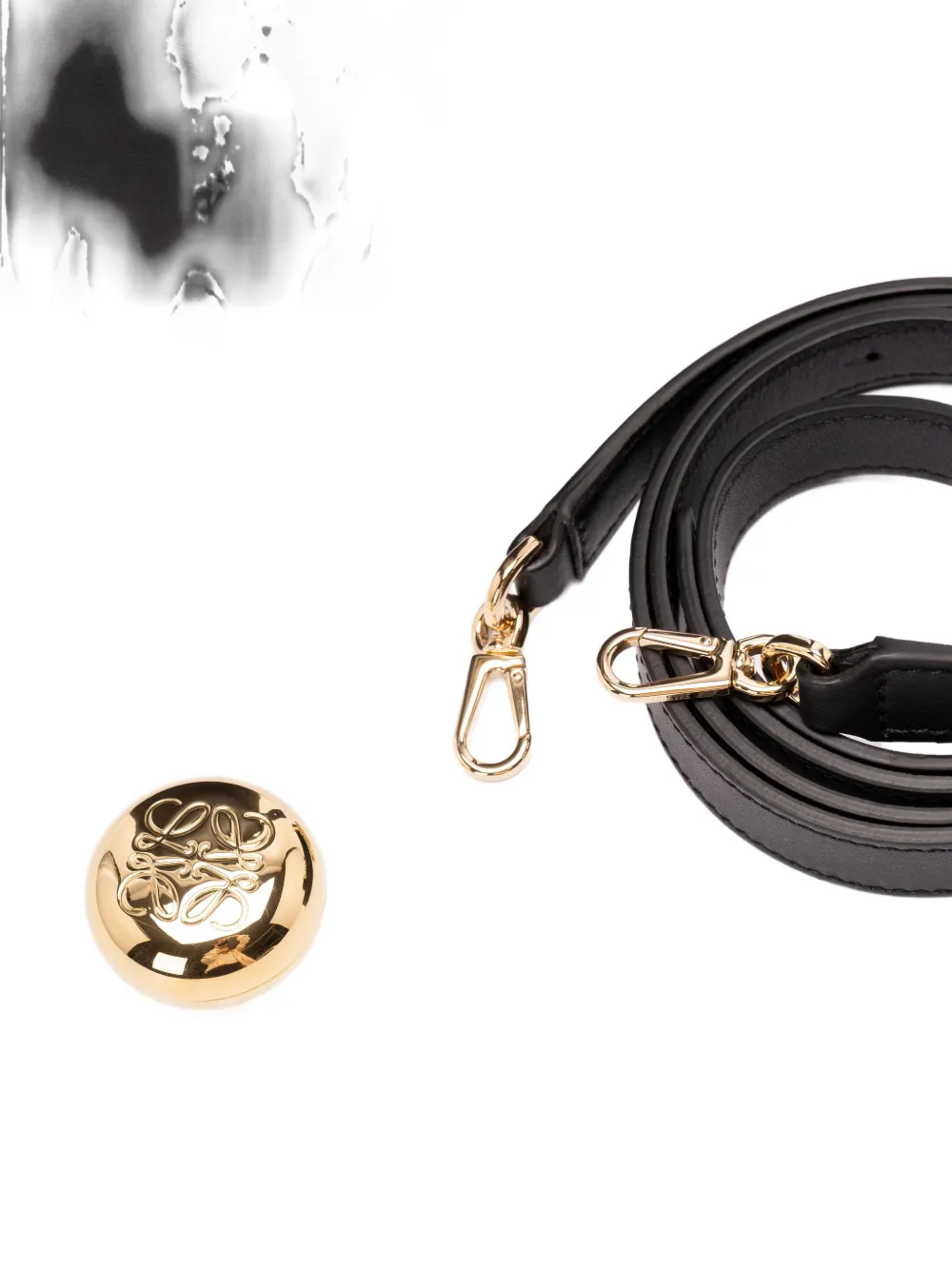 Loewe Mini Pebble Bucket Bag In Black