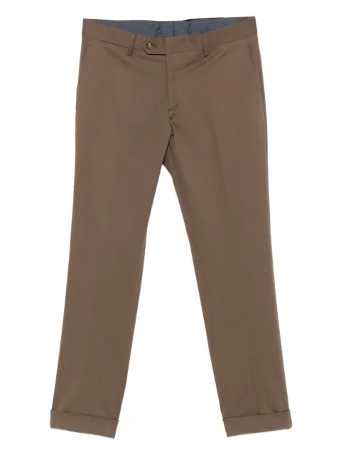 Barba turn-up trousers