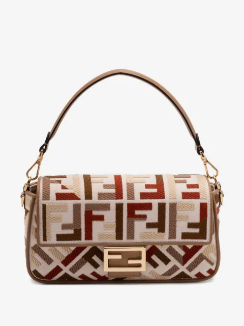FENDI medium Baguette FF-motif shoulder bag