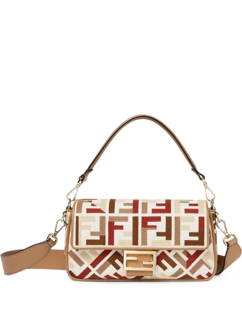 FENDI medium Baguette FF-motif shoulder bag