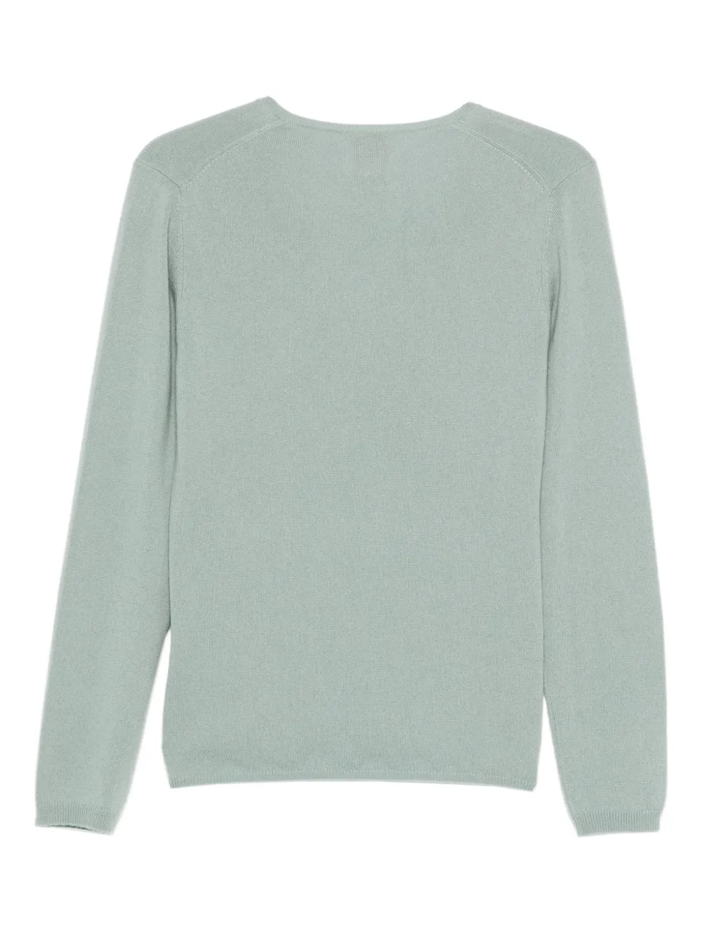 Allude Trui met V-hals en lange mouwen Groen