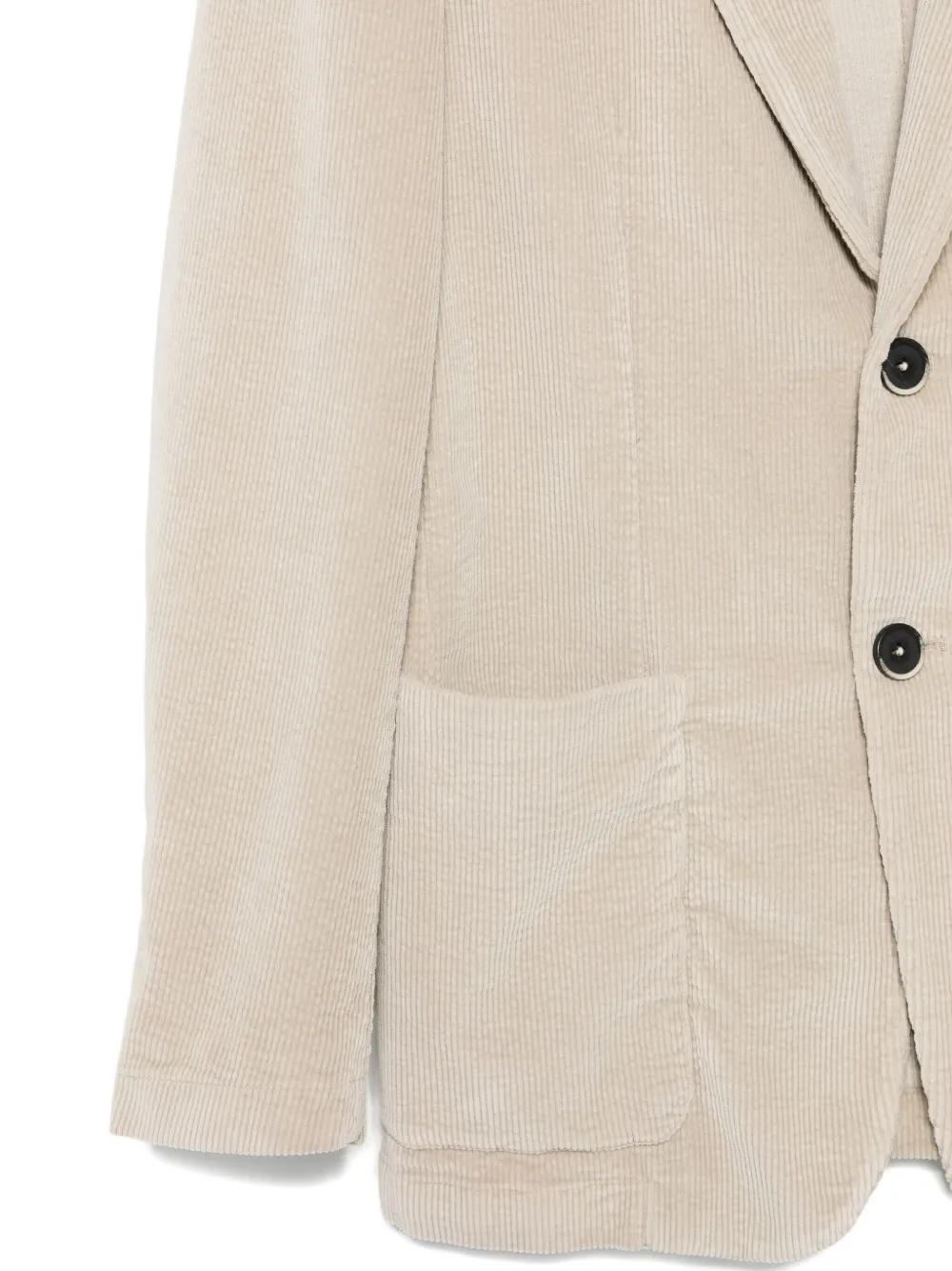 Barena Venezia Corduroy Single-breasted Blazer In Neutral