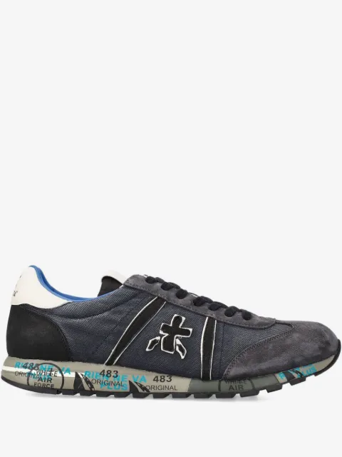 Premiata 루시 7770 스웨이드 패널 스니커즈