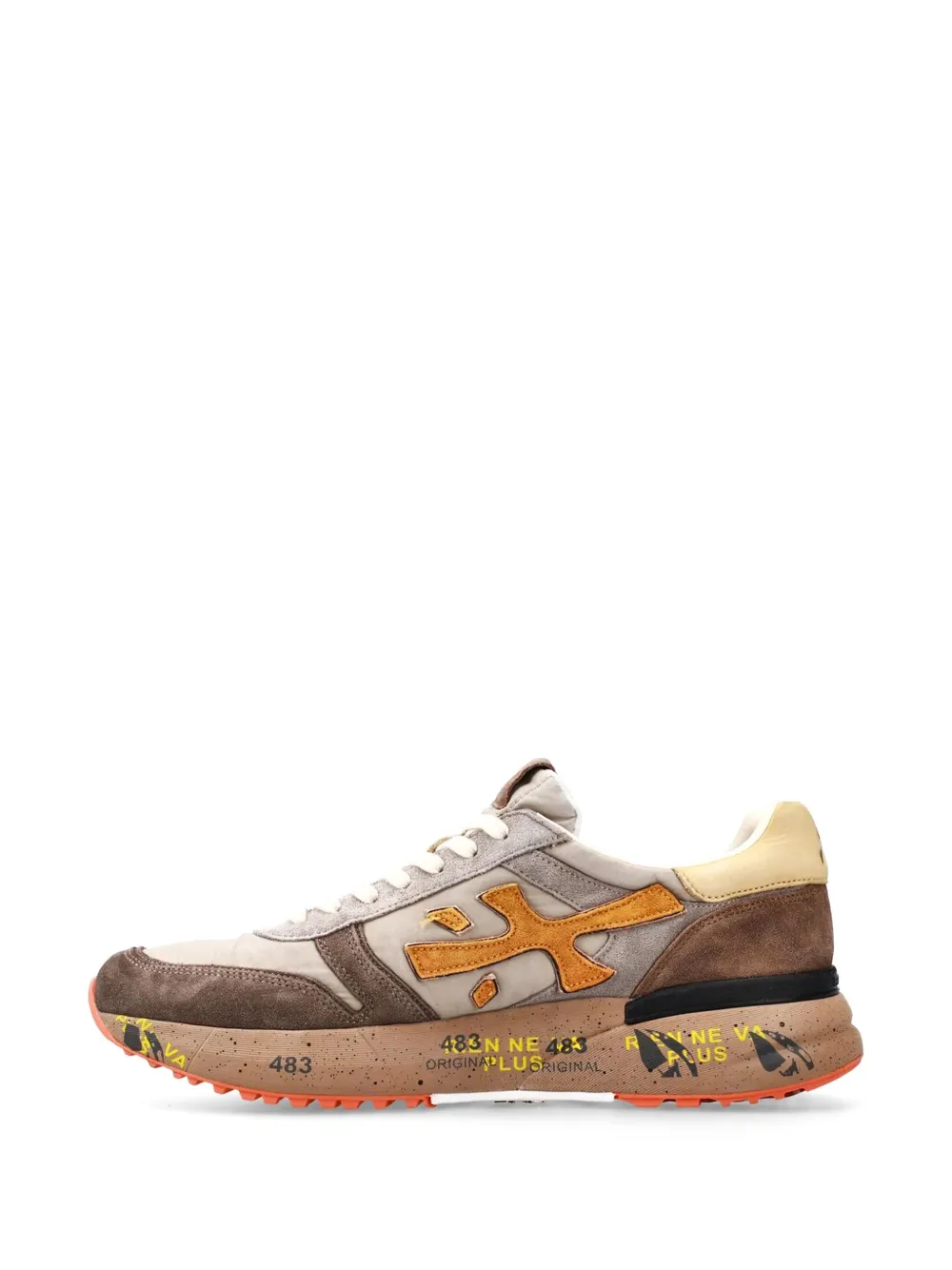 Premiata MICK 7866 suède sneakers Bruin