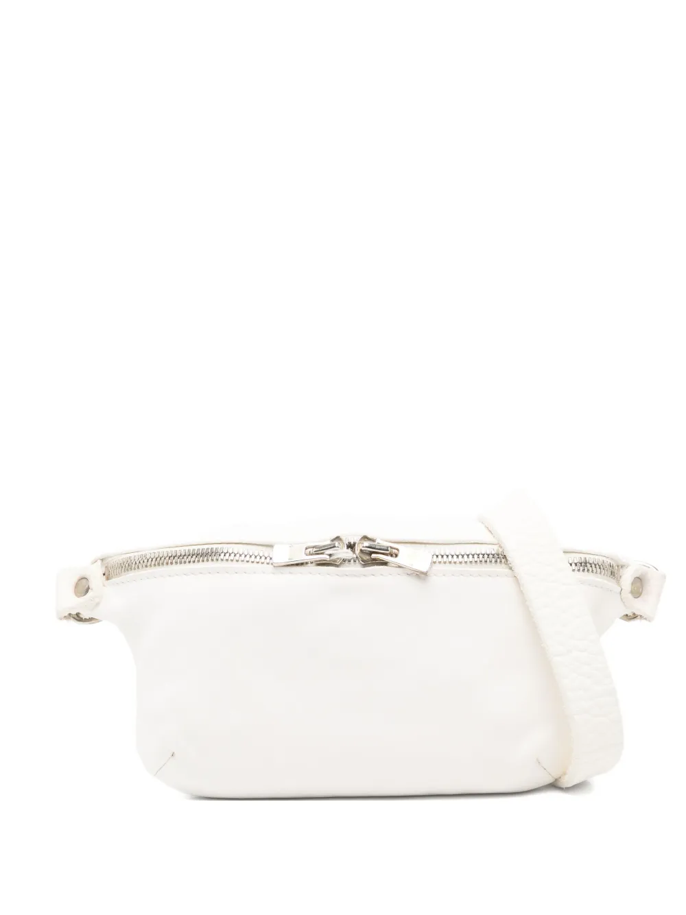 Guidi leather shoulder bag | White | Image 1