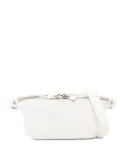 Guidi leather shoulder bag - White