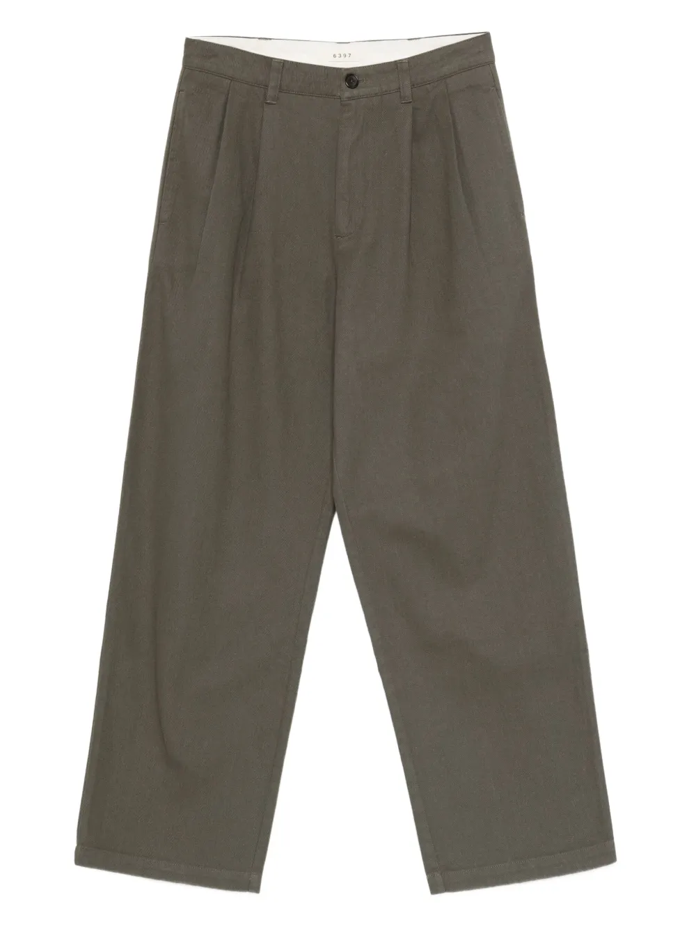 6397 cotton wide-leg trousers | Grey | Image 1