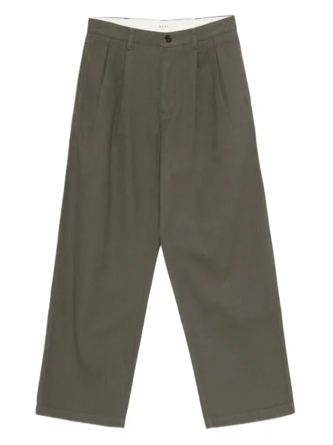 6397 cotton wide-leg trousers