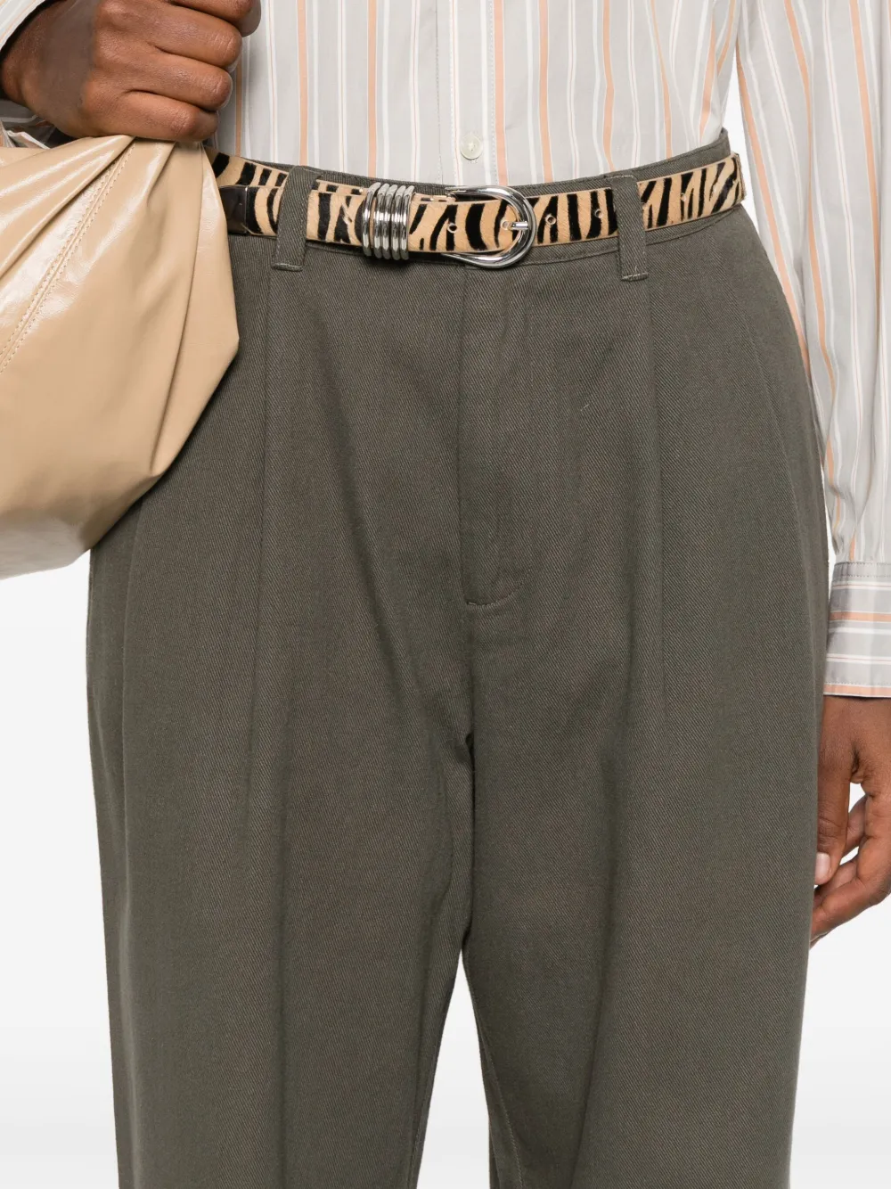 6397 Broek met wijde pijpen Grijs