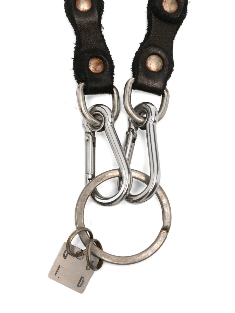 Guidi leather keyring | Men | Image 2