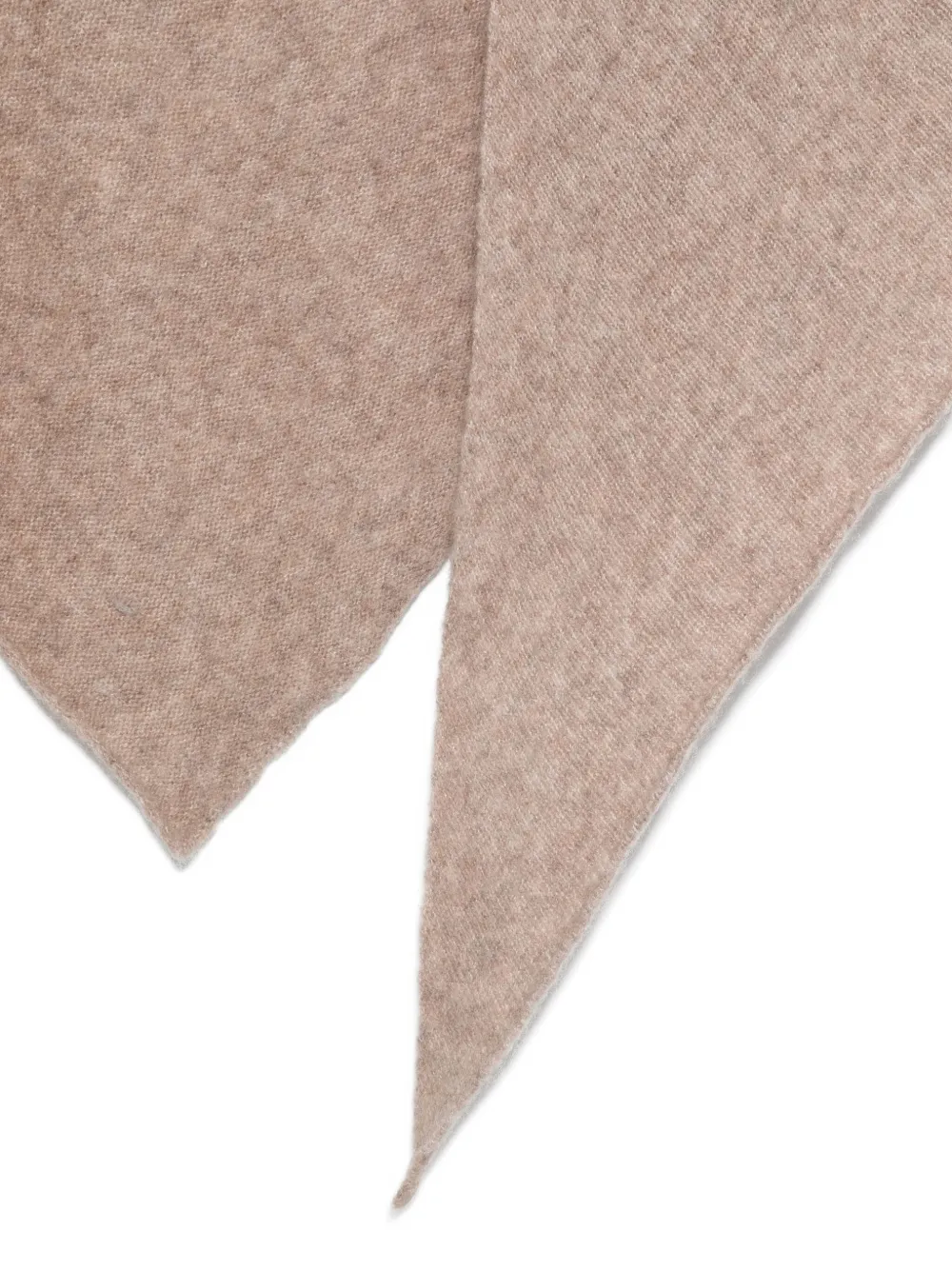 Roberto Collina Driehoekige sjaal - Beige