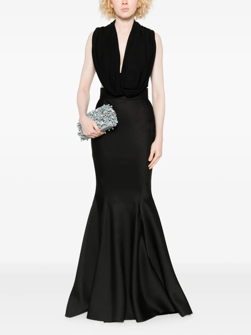 Gemy Maalouf High waist rok - Zwart
