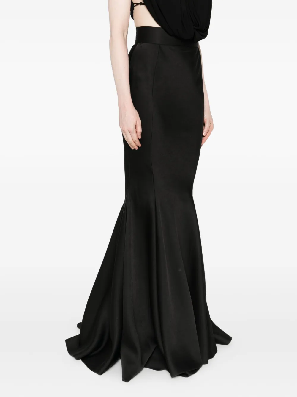 Gemy Maalouf High-waisted Mermaid Skirt In Black
