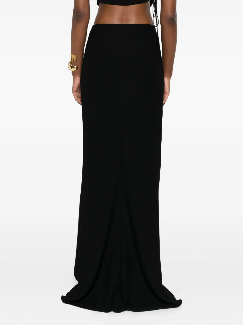 Gemy Maalouf Rok met rits aan de zijkant Zwart