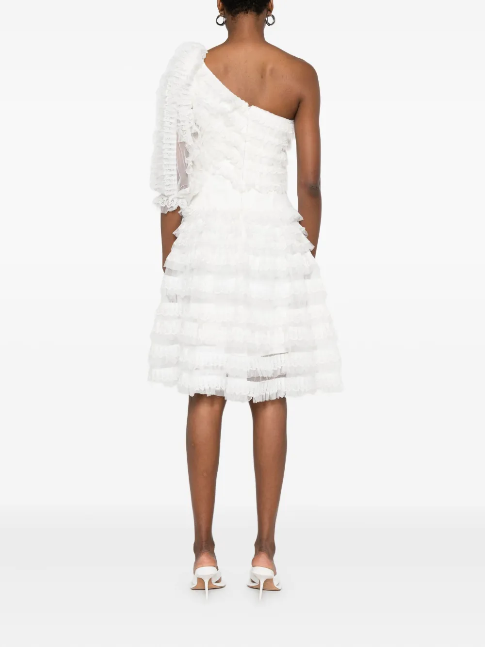 Gemy Maalouf Asymmetrische jurk Wit