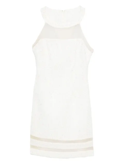 Gemy Maalouf panelled scoop-neck mini dress