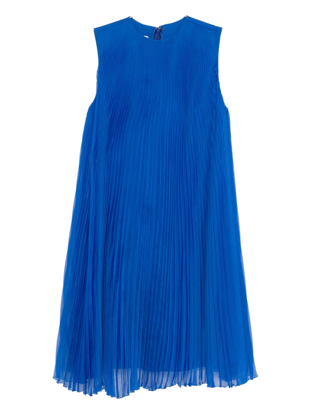 Gemy Maalouf Abito smanicato con pieghe - Blu