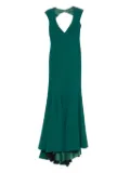 Gemy Maalouf open-back mermaid gown - Green