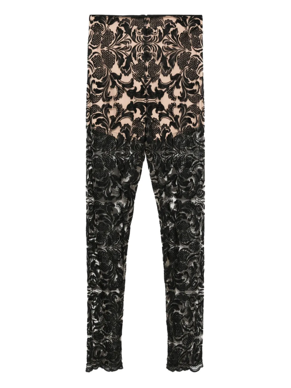 Gemy Maalouf floral lace trousers | Black | Image 1
