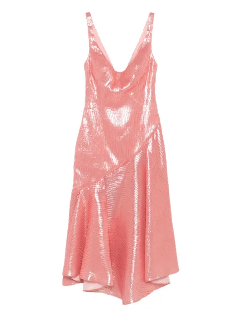 Gemy Maalouf asymmetric-hem midi dress