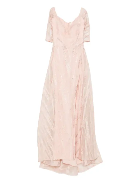 Gemy Maalouf lace-embellished maxi dress