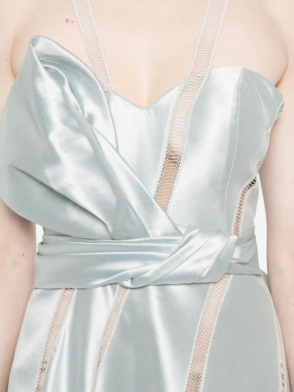 Gemy Maalouf Asymmetrische jurk Blauw