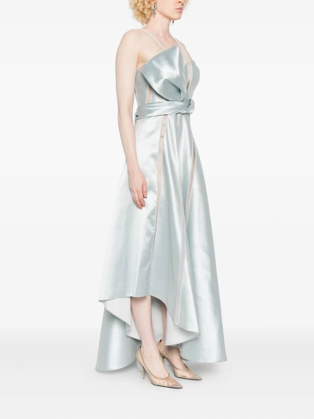 Gemy Maalouf Asymmetrische jurk Blauw