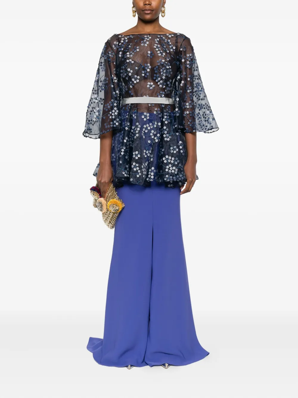 Gemy Maalouf Asymmetrische rok - Blauw