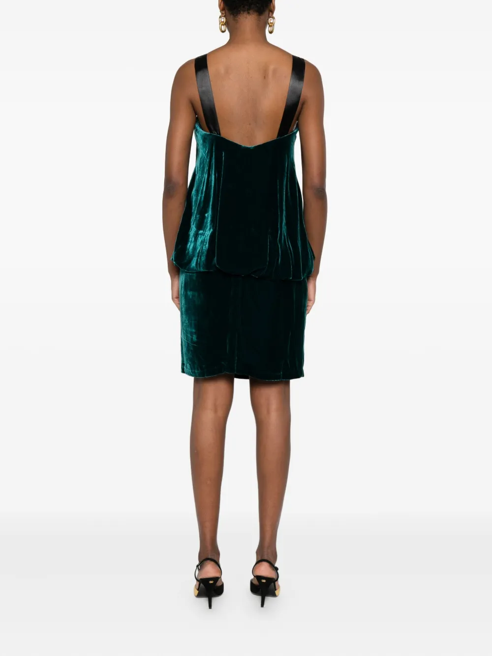 Gemy Maalouf Mouwloze jurk Blauw