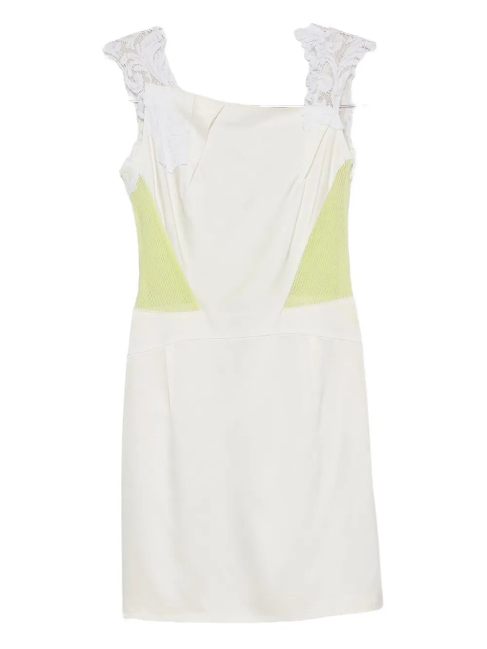 Gemy Maalouf Abito corto con inserti - Bianco