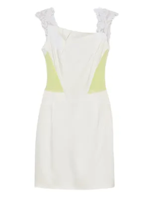 Acler Bilston floral-embellished Mini Dress | Blue | FARFETCH