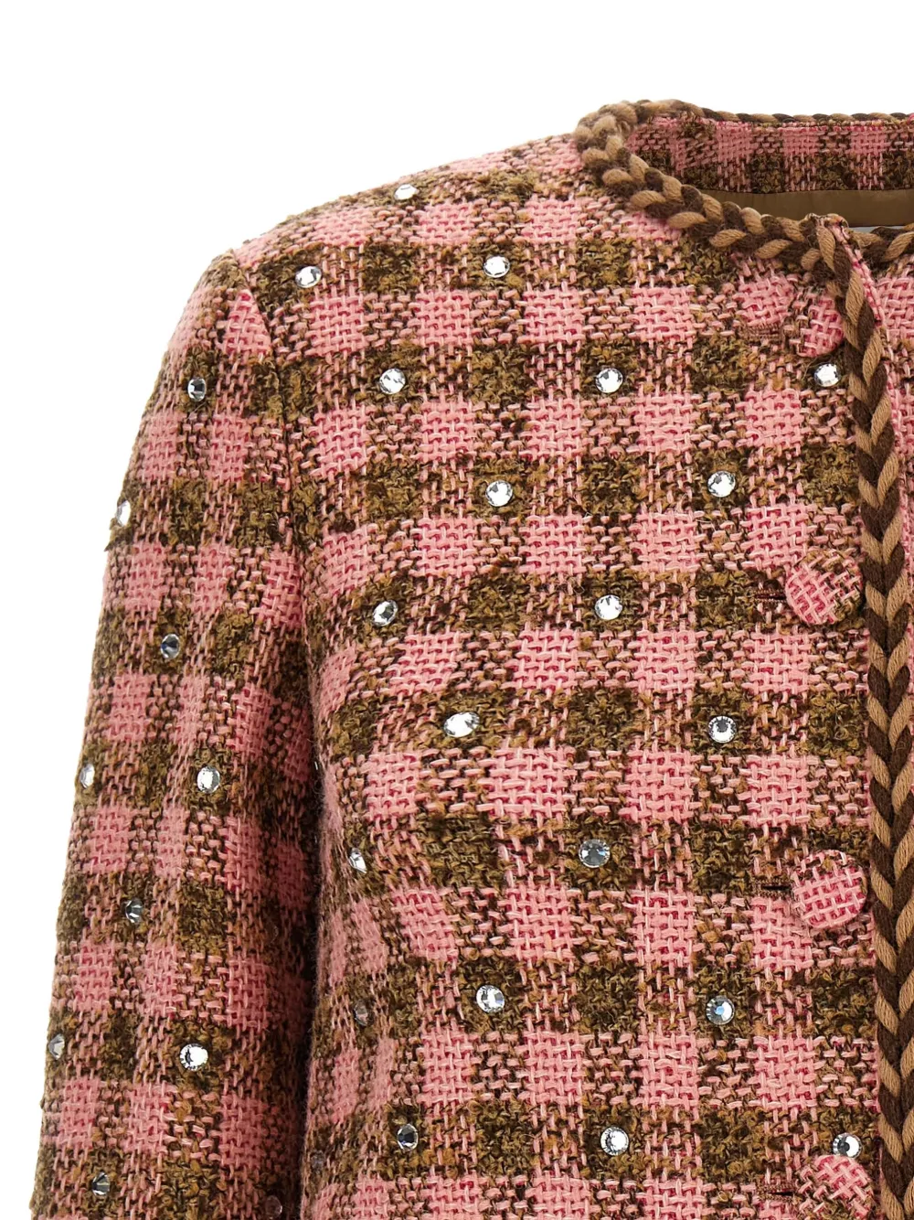 Giuseppe Di Morabito Women Rhinestone Blazer Jacket In Multi