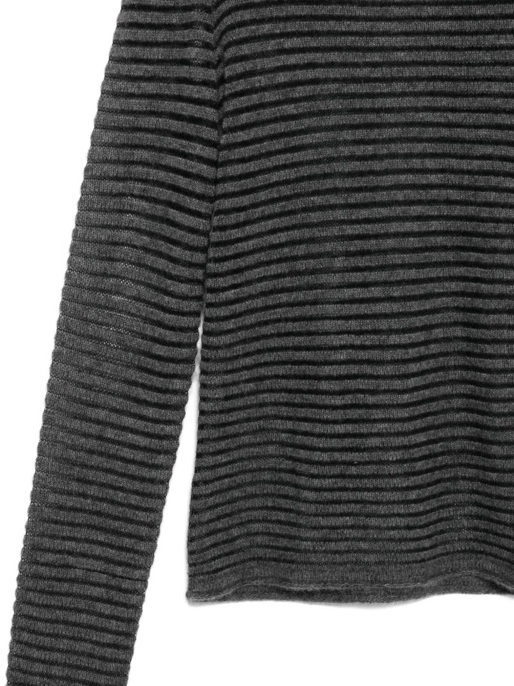 Proenza Schouler White Label Ribbed Turtleneck Sweater In Gray