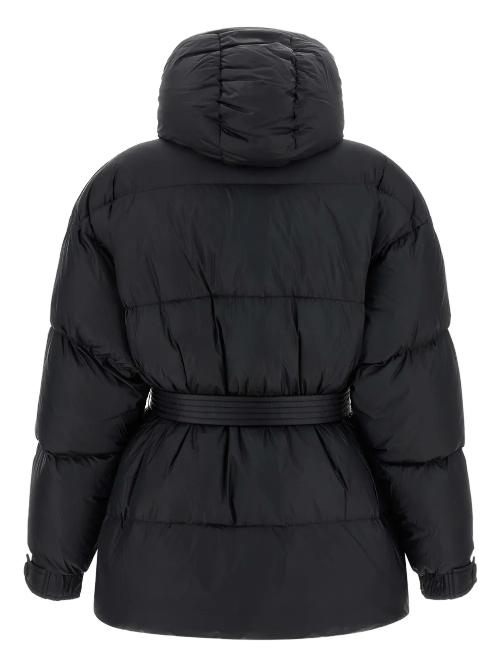 Ienki Ienki quilted belted puffer jacket - Zwart