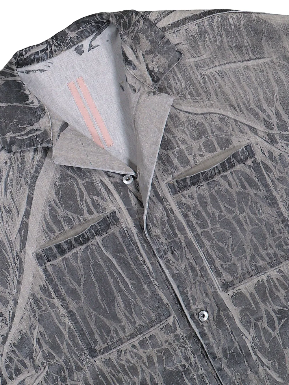 Rick Owens DRKSHDW Magnum Tommy overhemd Zwart