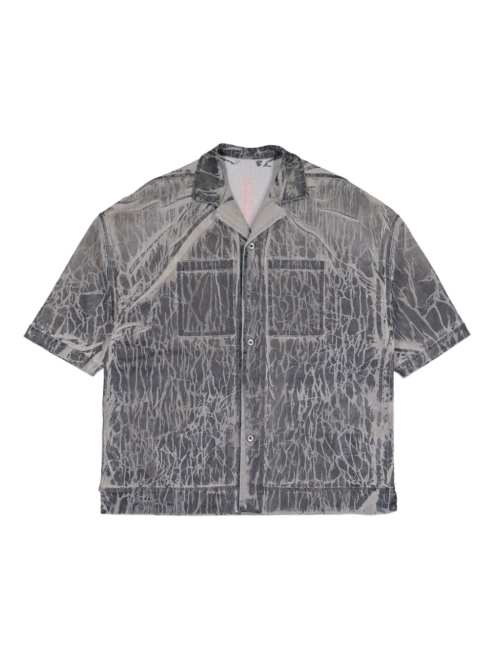 Rick Owens DRKSHDW Magnum Tommy shirt - ブラック Rick Owens DRKSHDW Magnum Tommy shirt - ブラック