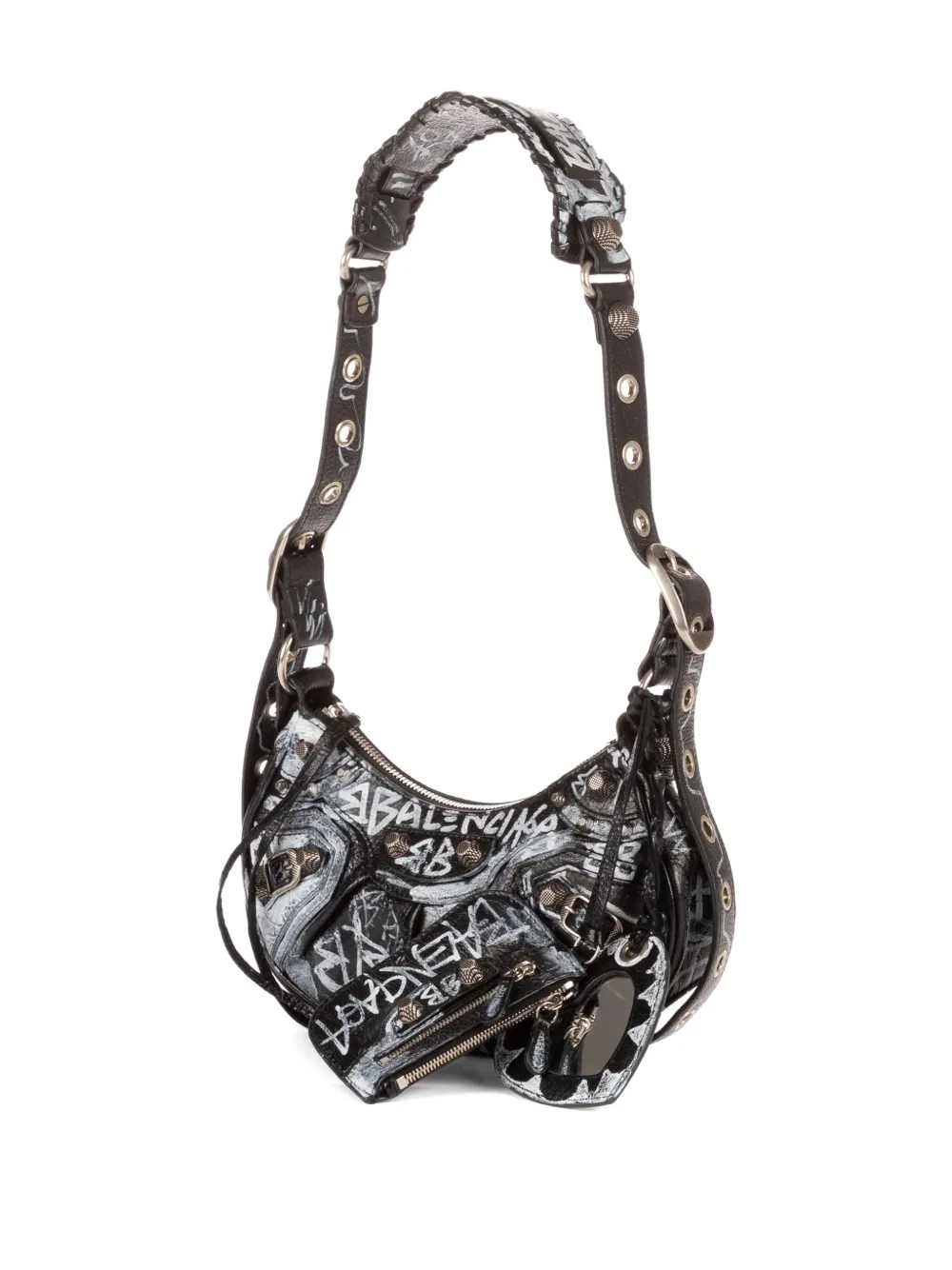 Balenciaga Pre-Owned graffiti-print shoulder bag | Image 2