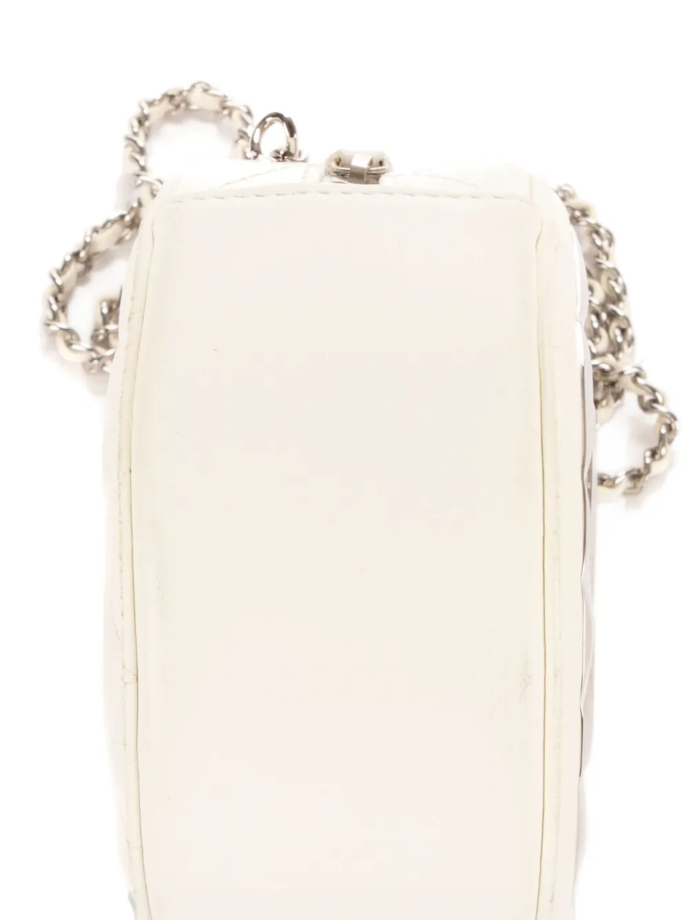CHANEL Pre-Owned レザー ショルダーバッグ | ホワイト | FARFETCH JP