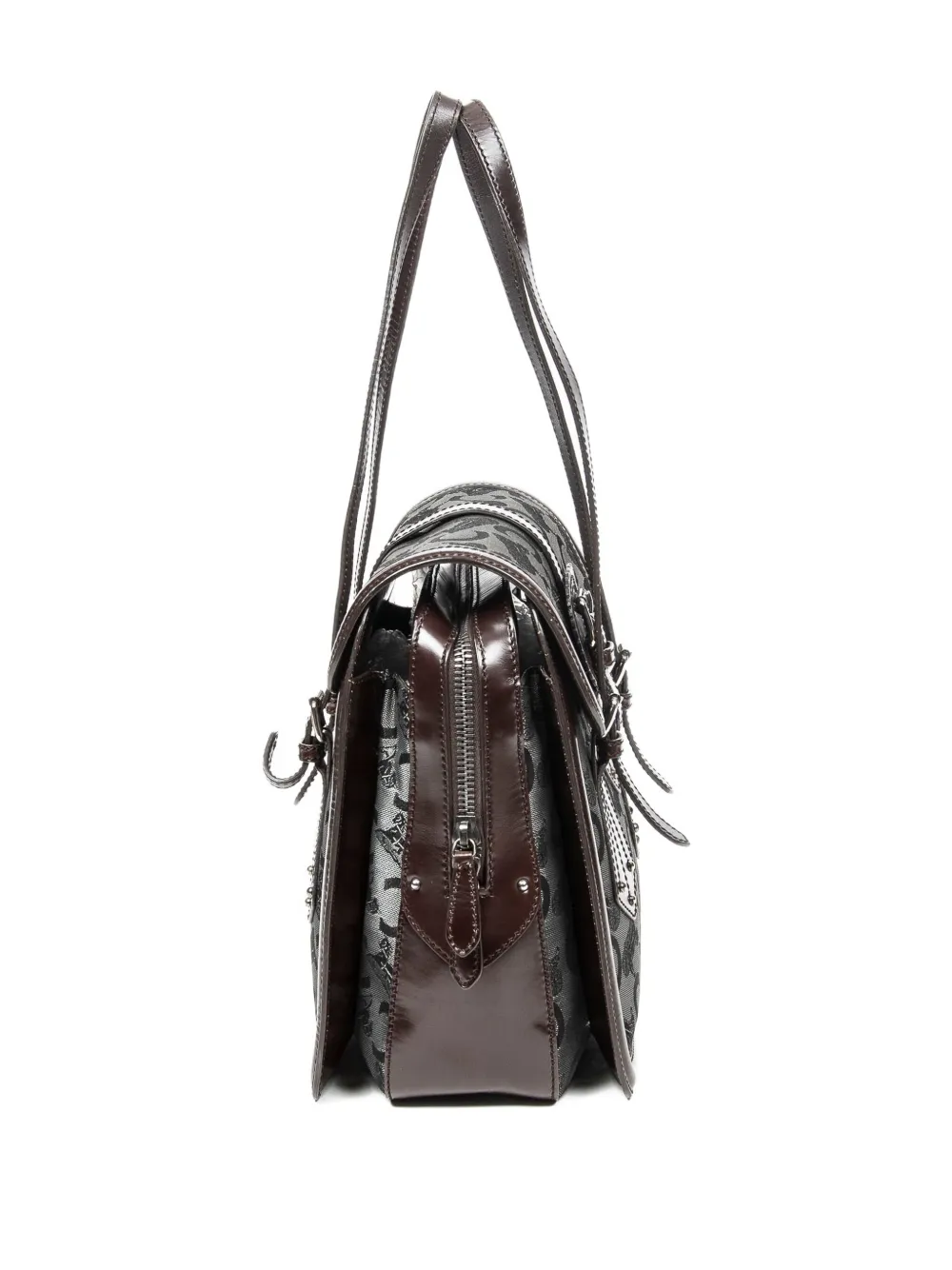 Celine Pre-owned Logo-pattern Tote Bag in Grey, view 5