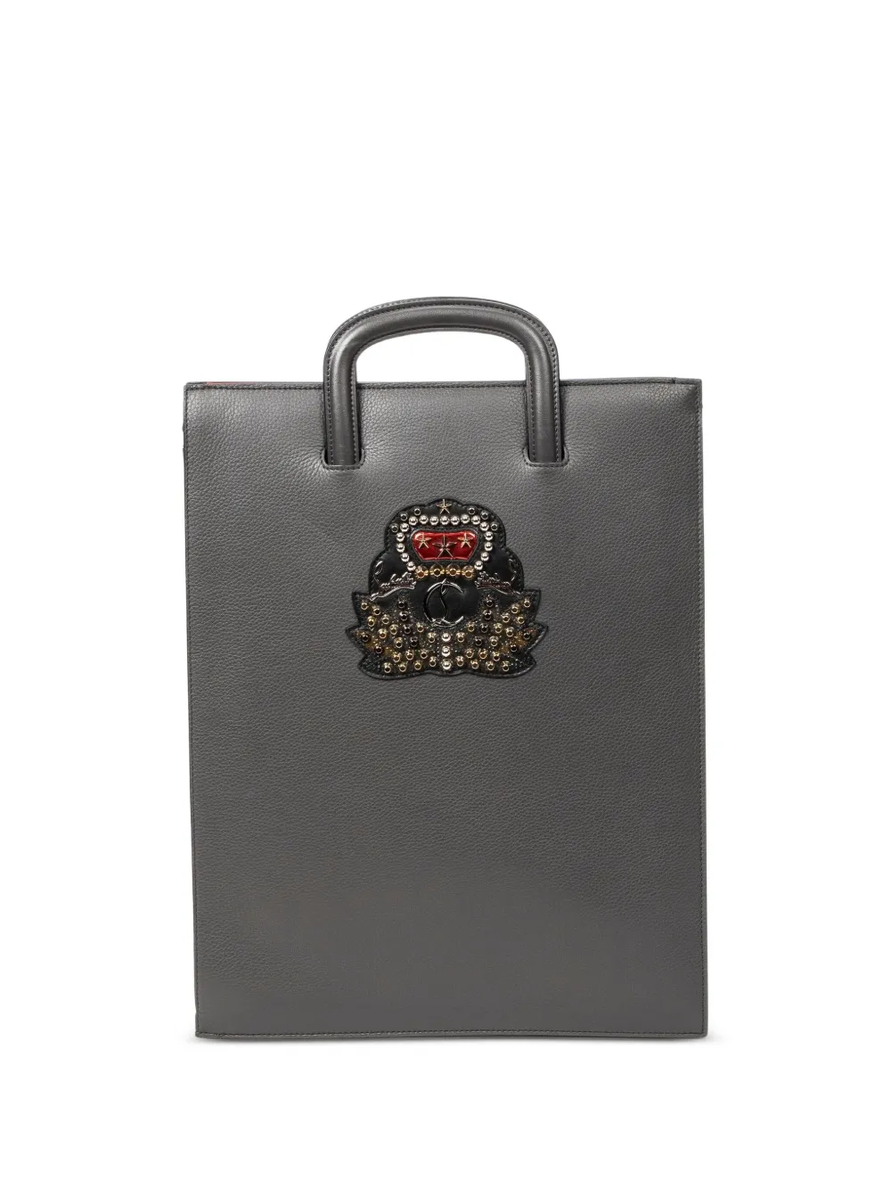 Christian Louboutin Pre-Owned embellished tote bag | Grey | Image 1