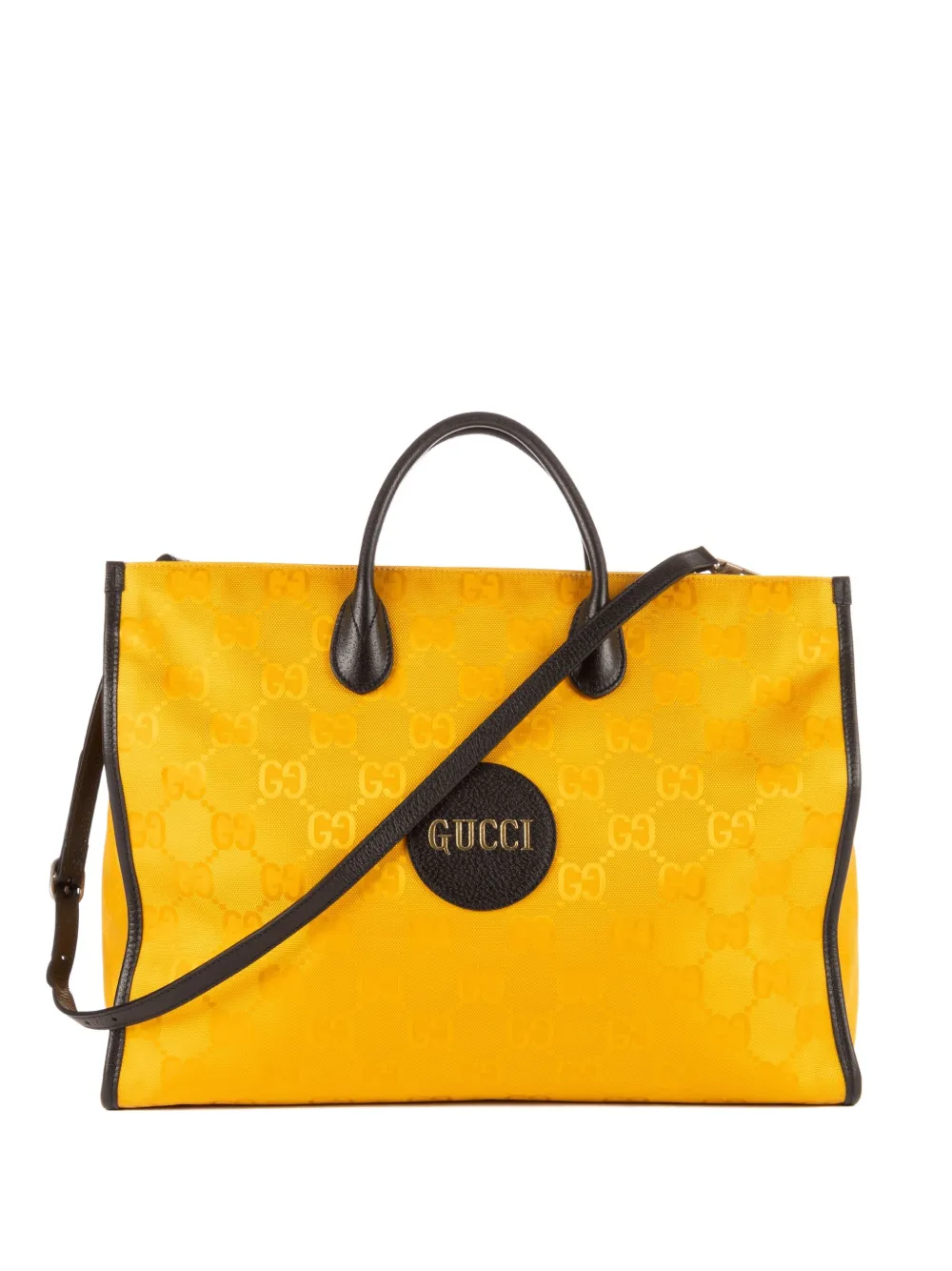 Gucci Pre-Owned Borsa tote con monogramma - Giallo