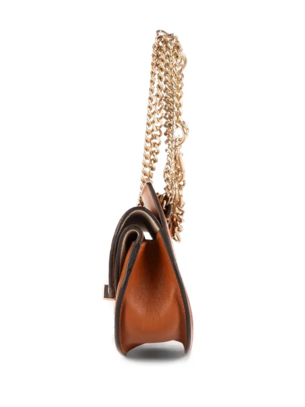 SALE Chloé ブラウンキルティングハンドバッグ Chloé Pre-Owned キルティング ショルダーバッグ | ブラウン | FARFETCH JP