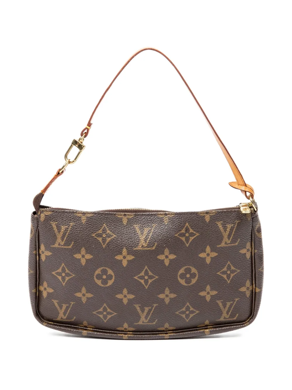 Louis Vuitton Pre-Owned 1990s schoudertas met monogram - Bruin