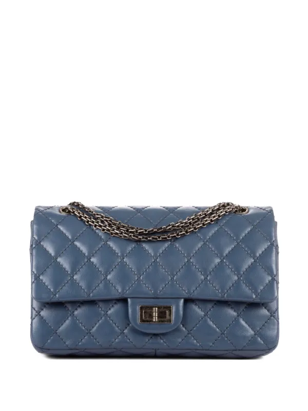 CHANEL ブルーキルティングバッグ CHANEL Pre-Owned キルティング ショルダーバッグ | ブルー | FARFETCH JP