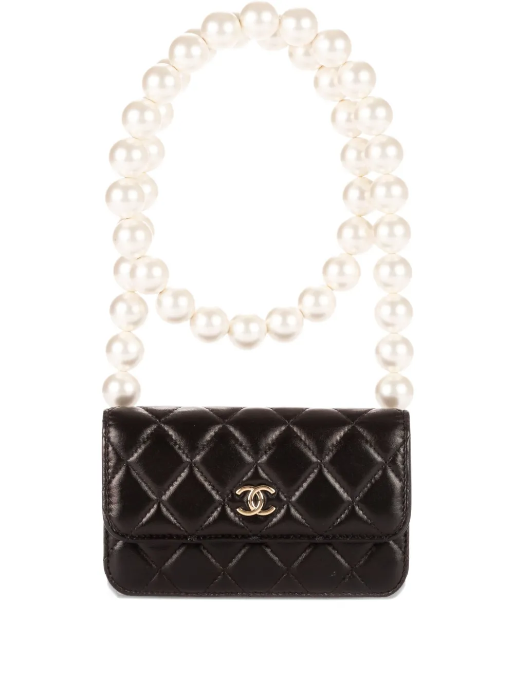 CHANEL Pre-Owned Borsa a spalla con decorazione - Nero