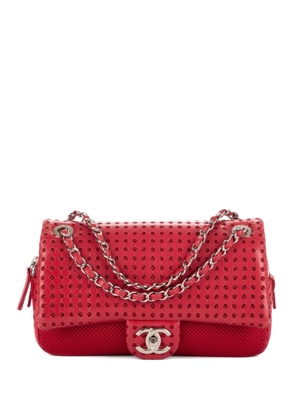 CHANEL Pre-Owned Borsa traforata anni 2000 - Rosso