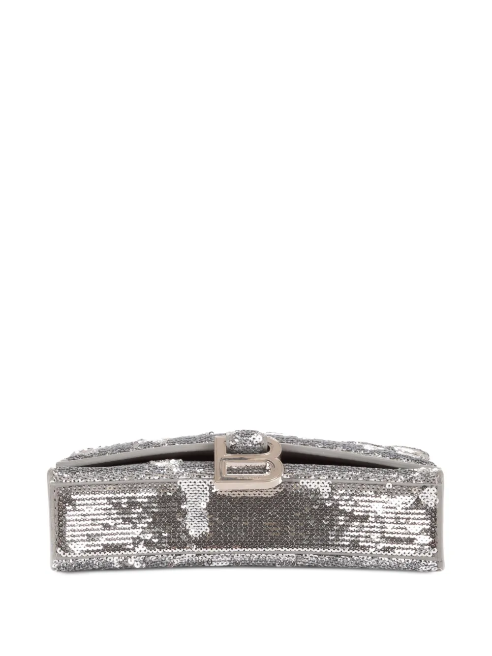 Sequin-Embellished Chain Bag